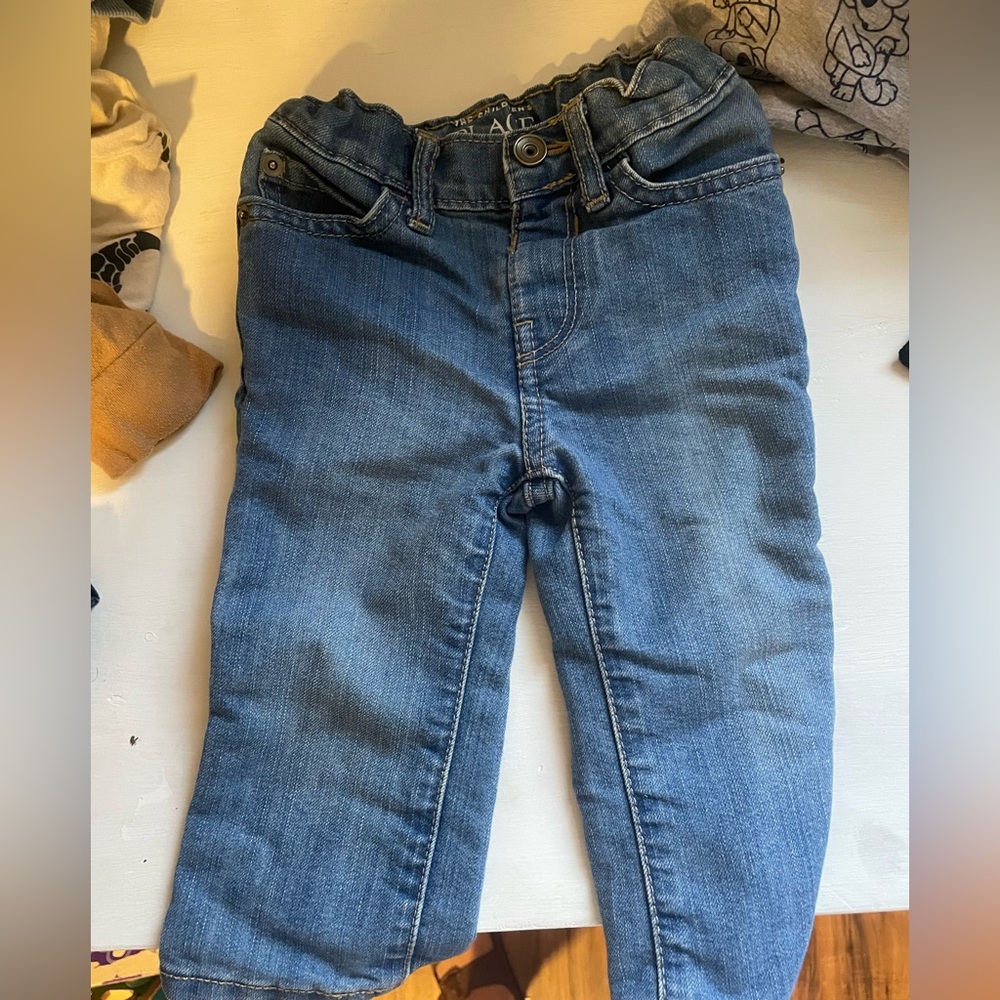 Children’s place jeans with elastic band . New with out tags